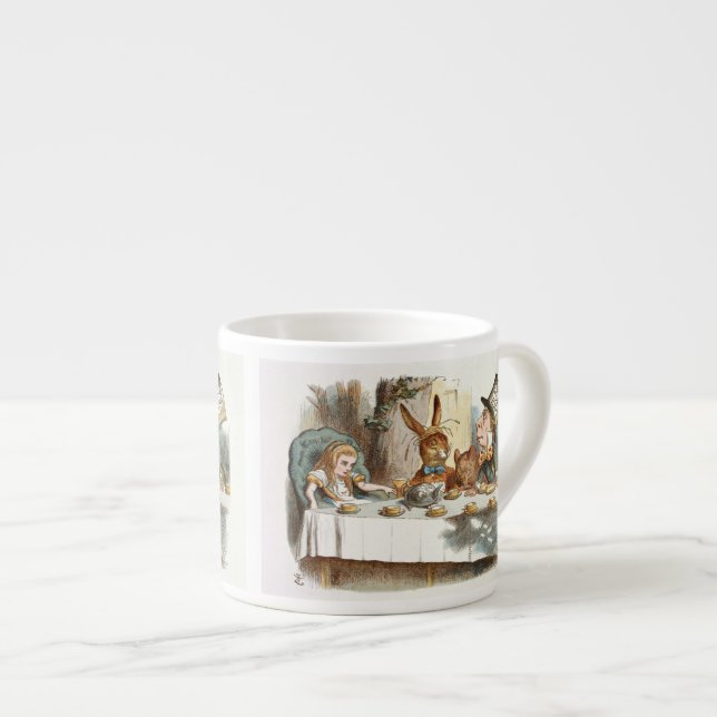 Mad Tea Party Espressotasse (Vorderseite Rechts)