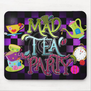 MAD TEA PARTY Whimsical Decoder Computer Mouse Pad Mousepad
