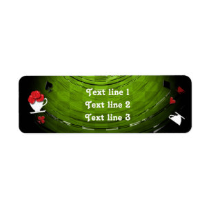 MAD TEA PARTY Whimsical Wonderland Address Labels