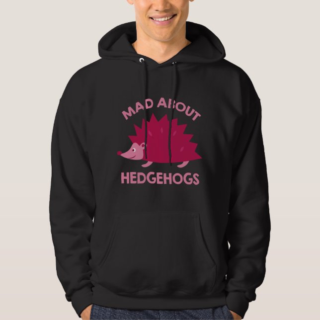 Mad über Igel Hoodie (Vorderseite)