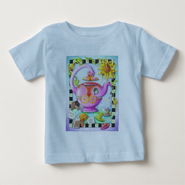 MAD ÜBER TEA-PARTY BABY T-SHIRT (Vorderseite)