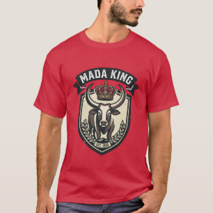 MADA KING Madagassisches Zebu Madagaskar T-Shirt