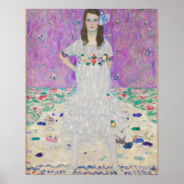 Mada Primavesi von Gustav Klimt Girl Lila Poster