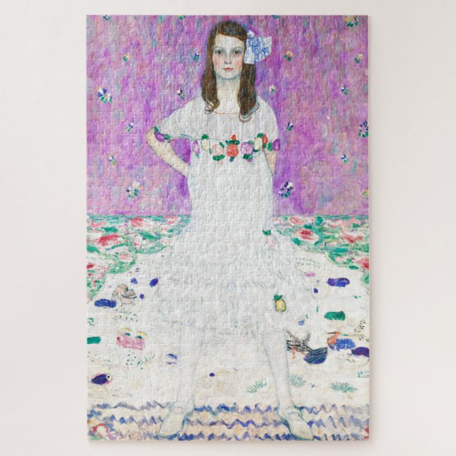 Mada Primavesi von Gustav Klimt Malerei Puzzle (Vertikal)
