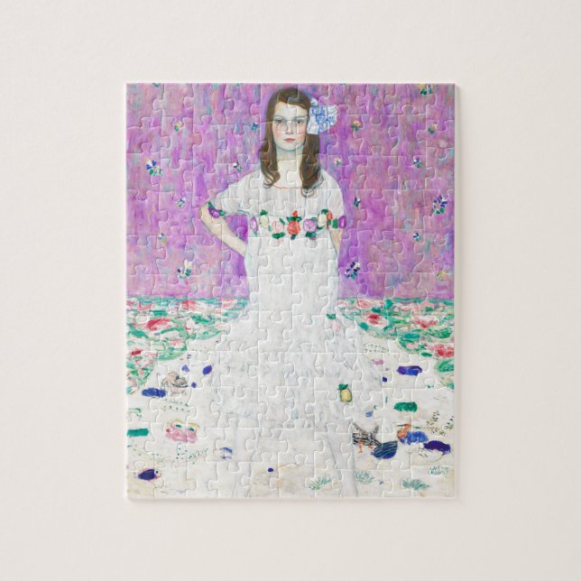 Mada Primavesi von Gustav Klimt Malerei Puzzle (Vertikal)