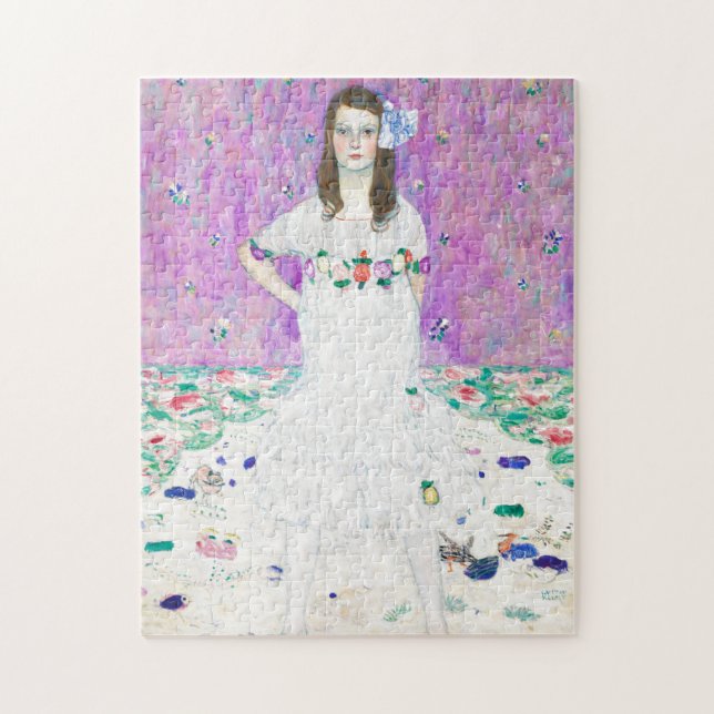 Mada Primavesi von Gustav Klimt Malerei Puzzle (Vertikal)