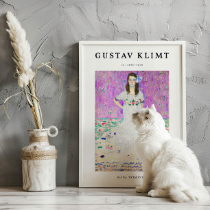 Mada Primavesi von Gustav Klimt Vintager Jugendsti Poster