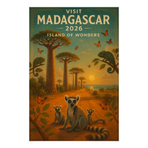 Madagascar 2026 – Insel der Wunder. Poster