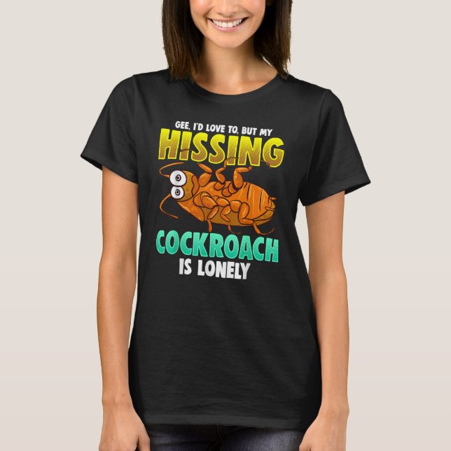 Madagascar Hissing Cockroach Geschenk T - Shirt Ha (Vorderseite)