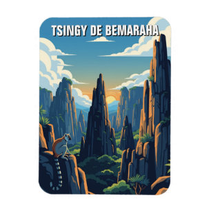 Madagascar Tsingy de Bemaraha National Park Travel Magnet