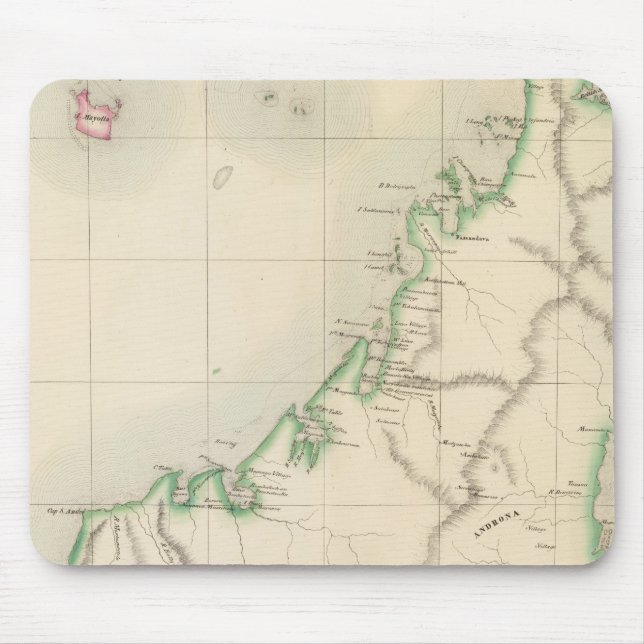 Madagaskar Afrika 55 Mousepad (Vorne)
