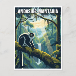 Madagaskar Andasibe-Mantadia Nationalpark Reisen Postkarte