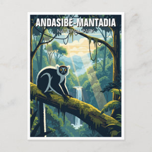 Madagaskar Andasibe-Mantadia Nationalpark Reisen Postkarte