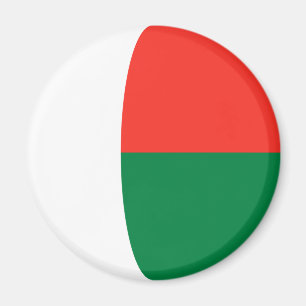 Madagaskar Fischaugen-Flagge-Magnet Magnet