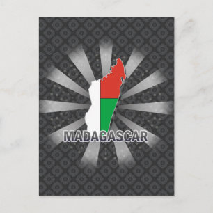 Madagaskar Flag Karte 2.0