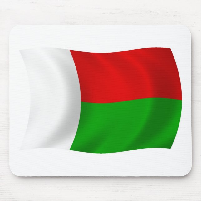 Madagaskar Flag Mousepad (Vorne)
