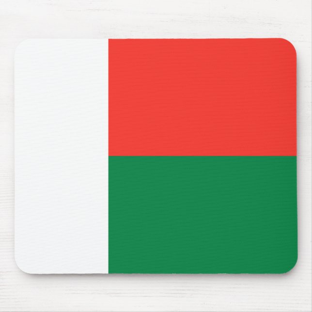 Madagaskar Flag Mousepad (Vorne)
