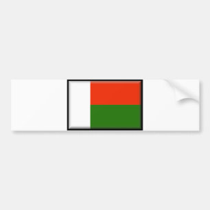Madagaskar-Flagge Autoaufkleber