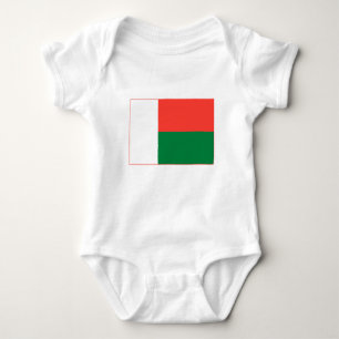 Madagaskar-Flagge Baby Strampler