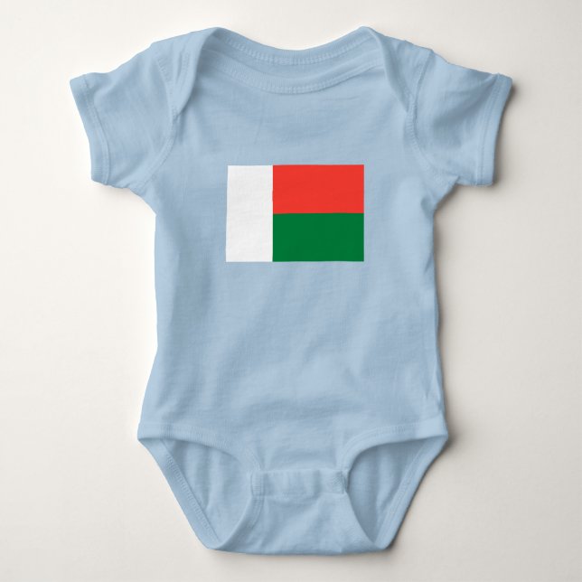 Madagaskar-Flagge Baby Strampler (Vorderseite)