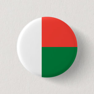 Madagaskar-Flagge Button