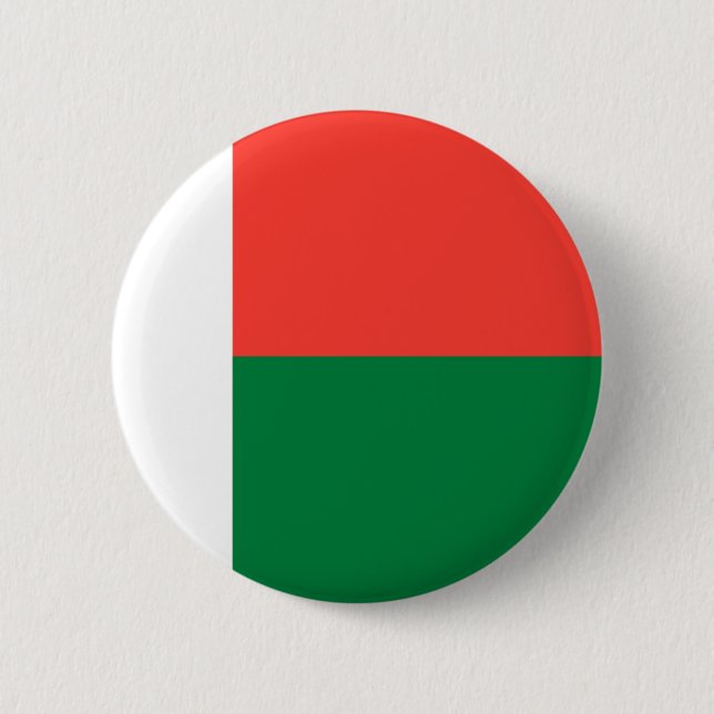 Madagaskar-Flagge Button (Vorderseite)