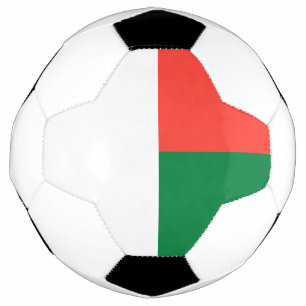 Madagaskar-Flagge Fußball