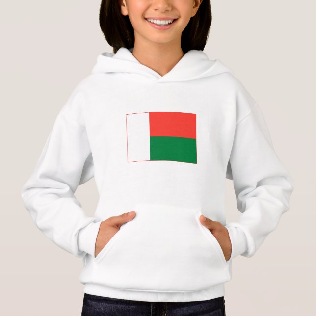 Madagaskar-Flagge Hoodie (Vorderseite)