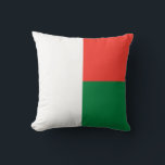 Madagaskar-Flagge Kissen<br><div class="desc">Patriotische Flagge Madagaskars.</div>