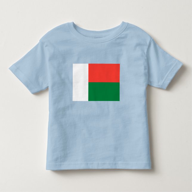 Madagaskar-Flagge Kleinkind T-shirt (Vorderseite)