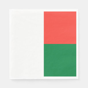 Madagaskar-Flagge Serviette