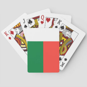 Madagaskar-Flagge Spielkarten