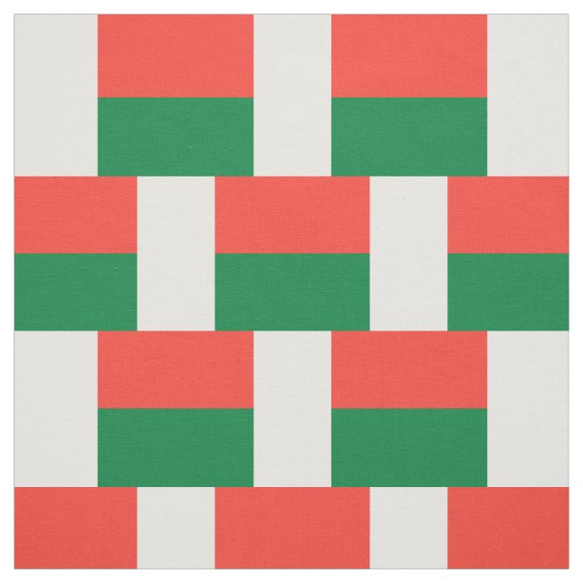 Madagaskar-Flagge Stoff (Muster)