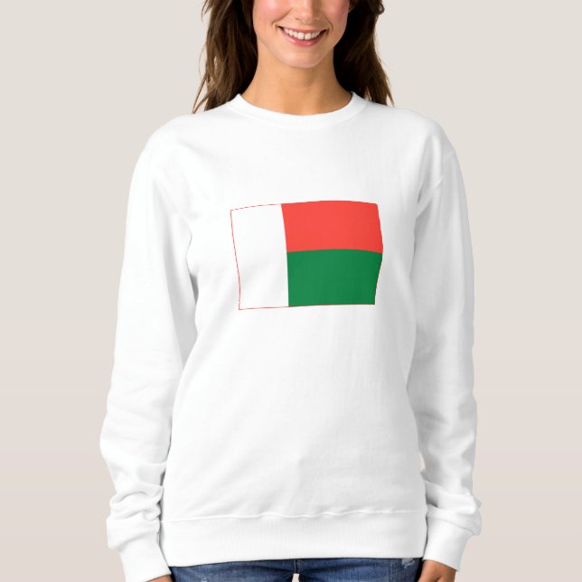 Madagaskar-Flagge Sweatshirt (Vorderseite)