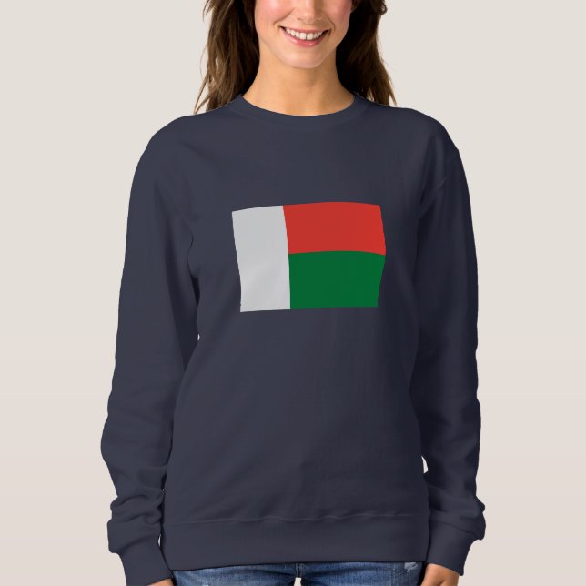 Madagaskar-Flagge Sweatshirt (Vorderseite)
