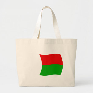 Madagaskar-Flagge-Tragetasche Jumbo Stoffbeutel