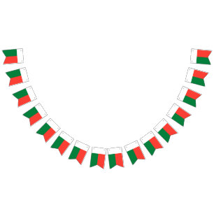 Madagaskar-Flagge Wimpelkette