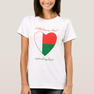 Madagaskar-Flaggen-Schatz-T - Shirt