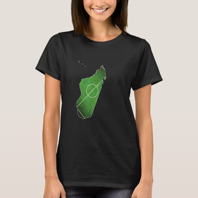 Madagaskar Fußballplatz T-Shirt (Vorderseite)