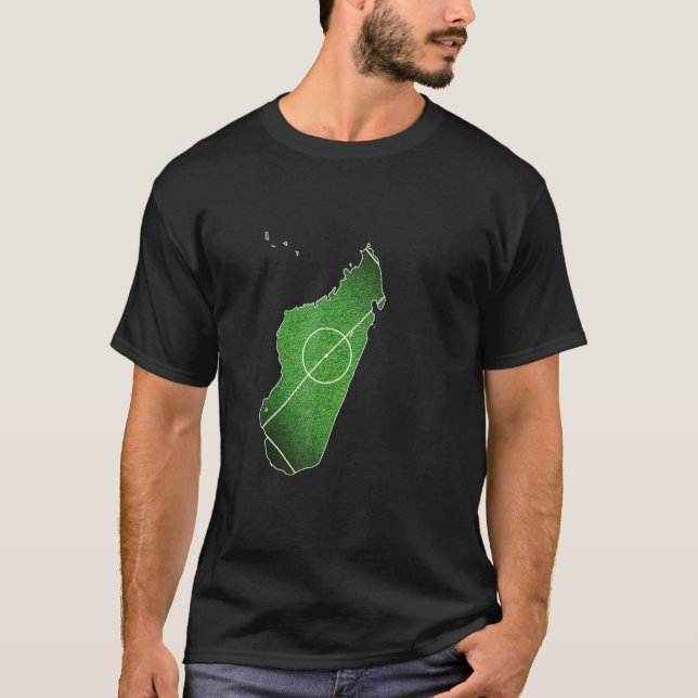 Madagaskar Fußballplatz T-Shirt (Vorderseite)