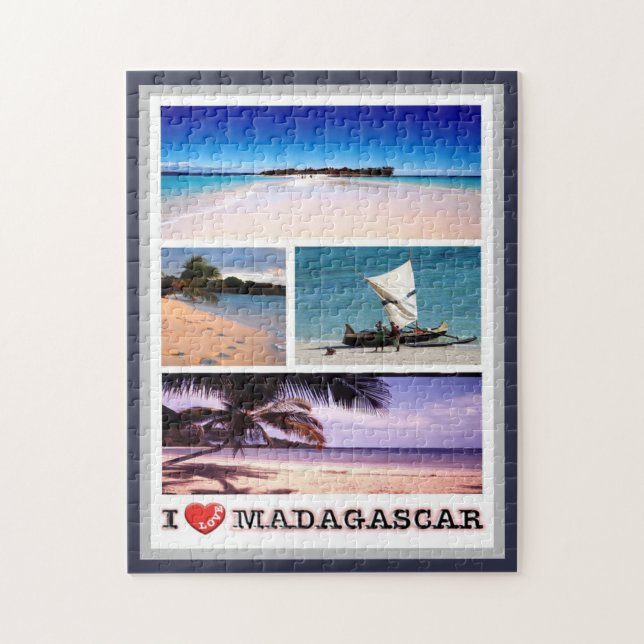 Madagaskar - I Liebe - Puzzle (Vertikal)