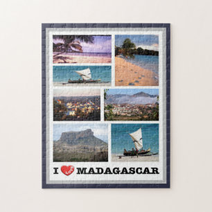 Madagaskar - I Liebe - Puzzle