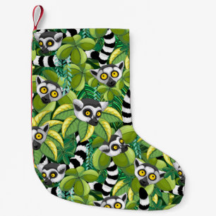 Madagaskar-Lemuren im Exotischen Dschungel Kleiner Weihnachtsstrumpf