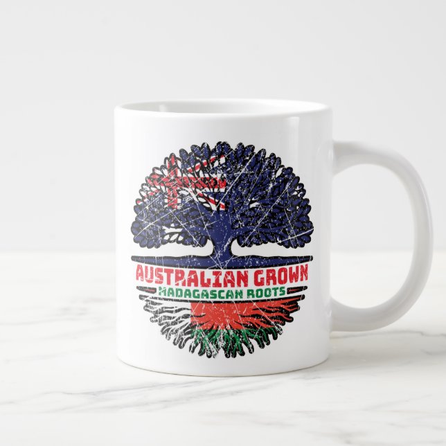 Madagaskar Madagaskar Australischer Baumbestand Jumbo-Tasse (Rechts)