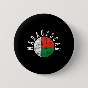 Madagaskar-Malagasy-Flagge Button