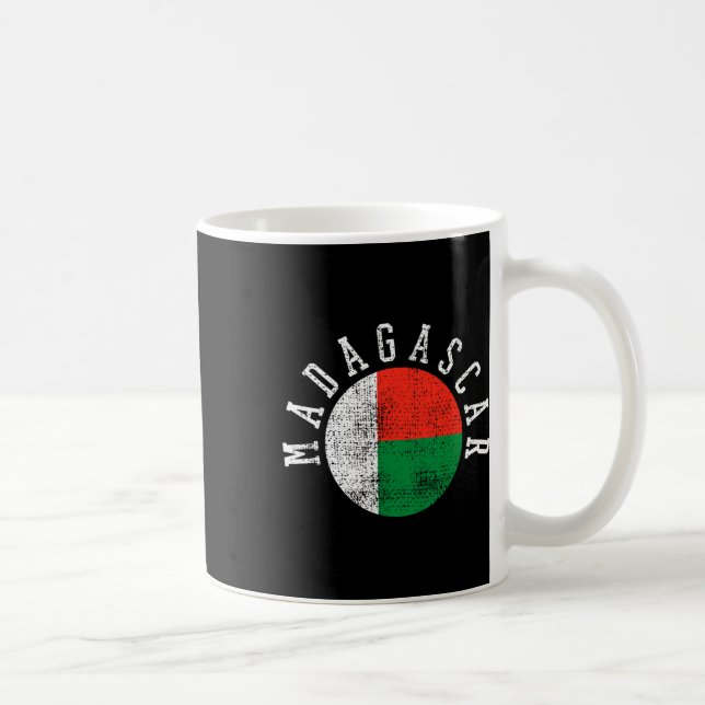 Madagaskar-Malagasy-Flagge Kaffeetasse (Rechts)