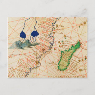 Madagaskar Postkarte
