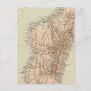 Madagaskar Postkarte