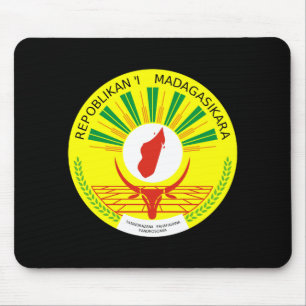 Madagaskar-Wappen Mousepad