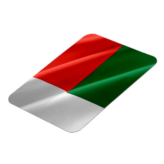 Madagaskar - Waving Flag - Magnet (Linke Seite)